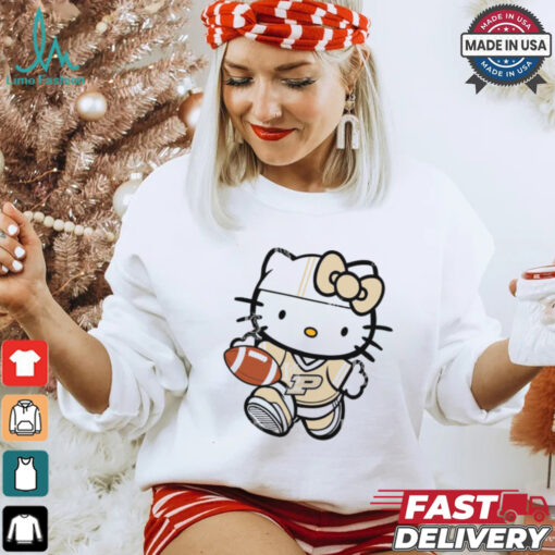 Purdue Boilermakers Cute Hello Kitty Football shirt