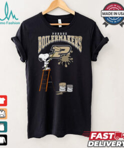 Purdue Boilermakers Snoopy Painting Shirt