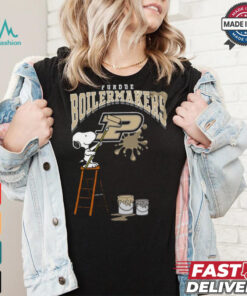 Purdue Boilermakers Snoopy Painting Shirt