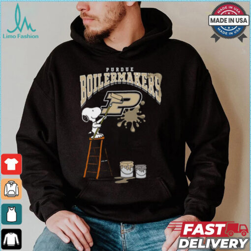 Purdue Boilermakers Snoopy Painting Shirt
