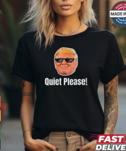 Quiet Please Donald Trump & Kamala Harris Debate T Shirt