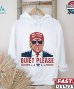 Quiet Please Trump Presidential Debate T Shirt