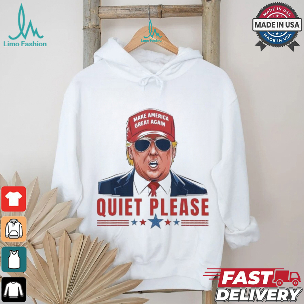 Quiet Please Trump Presidential Debate T Shirt Quiet Please Trump Presidential Debate T Shirt
