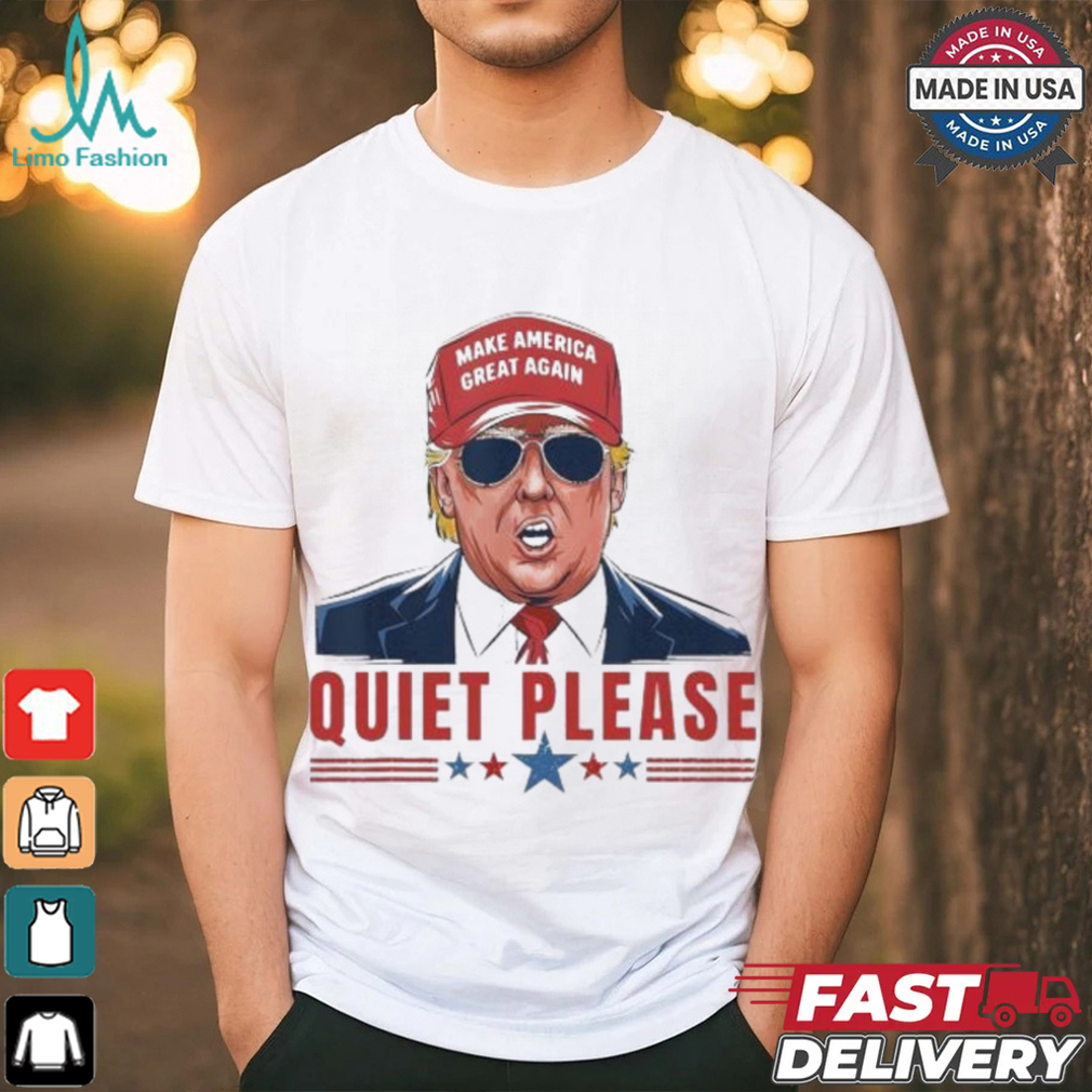 Quiet Please Trump Presidential Debate T Shirt Quiet Please Trump Presidential Debate T Shirt