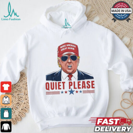 Quiet Please Trump Presidential Debate T Shirt