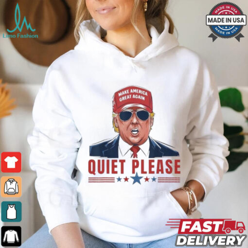 Quiet Please Trump Presidential Debate T Shirt
