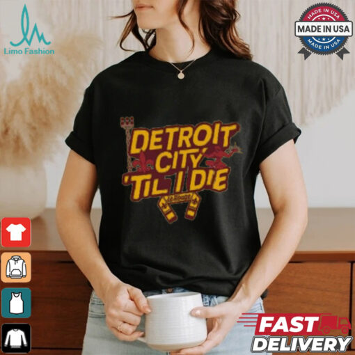 Rally Detroit City FC GOLD Til I Die Short Sleeve Fashion T Shirt