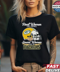 Real Women Love Football Smart Women Love The Green Bay Packers T Shirt, hoodie, sweater, long sleeve and tank top Real Women Love Football Smart Women Love The Green Bay Packers T Shirt