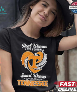 Real Women Love Football Smart Women Love The Tennessee Volunteers Football Diamonds Shirt