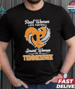 Real Women Love Football Smart Women Love The Tennessee Volunteers Football Diamonds Shirt