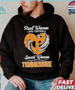 Real Women Love Football Smart Women Love The Tennessee Volunteers Football Diamonds Shirt