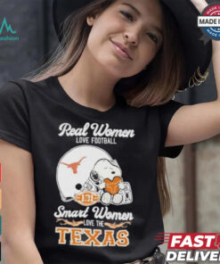 Real Women Love Football Smart Women Love The Texas Longhorns X Snoopy Shirt, hoodie, sweater, long sleeve and tank top Real Women Love Football Smart Women Love The Texas Longhorns X Snoopy Shirt