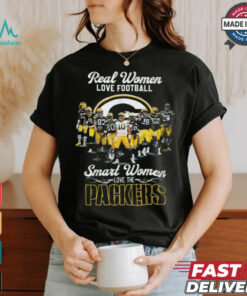Real women love football smart women love the Packers shirt