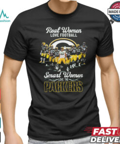 Real women love football smart women love the Packers shirt