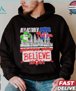 Red October Philadelphia Phillies Believe 2024 Shirt