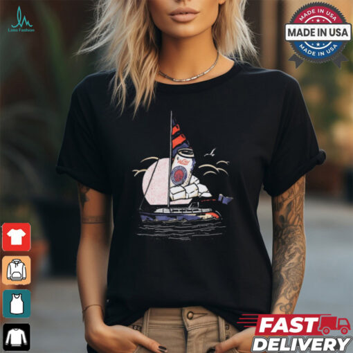 Retro Can Sailboat Pocket t shirt