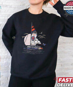 Retro Can Sailboat Pocket t shirt