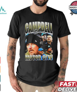 Retro Dan Campbell Coach Detroit Vintage Lions American Football NFC North Division T Shirt