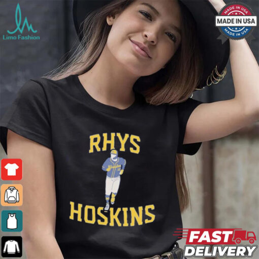 Rhys Hoskins Milwaukee Brewers baseball T shirt