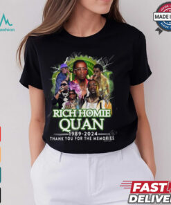 Rich Homie Quan 1989 2024 Thank You For The Memories T Shirt