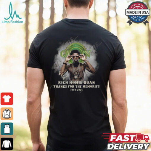Rich Homie Quan Thanks For The Memories 1989 2024 T Shirt