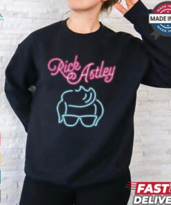 Rick Astley Neon Sign Shirt