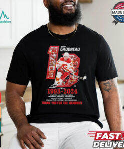 Rip Johnny Gaudreau Calgary Flames 1993 2024 Medal record Shirt