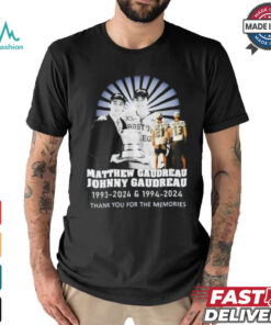 Rip Matthew Gaudreau And Johnny Gaudreau Thank You For The Memories Signatures Shirt