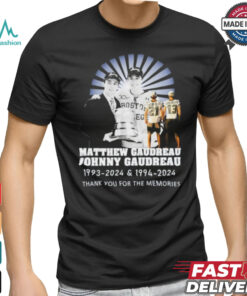 Rip Matthew Gaudreau And Johnny Gaudreau Thank You For The Memories Signatures Shirt