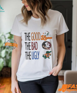Rueben Bain Jr Wearing University Of Miami The Good The Bad The Ugly Graphic t shirt