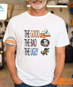 Rueben Bain Jr Wearing University Of Miami The Good The Bad The Ugly Graphic t shirt