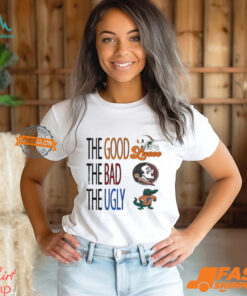 Rueben Bain Jr Wearing University Of Miami The Good The Bad The Ugly Graphic t shirt