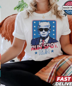 Run Spot Run Debate Trump Kamala 2024 T Shirt