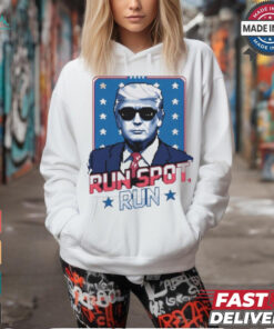 Run Spot Run Debate Trump Kamala 2024 T Shirt