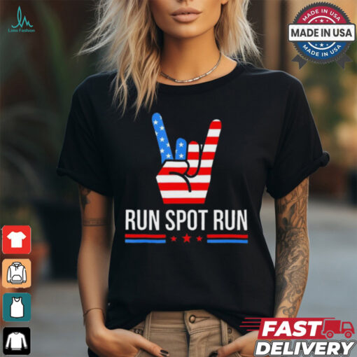 Run Spot Run Elections 2024 Democrat Republican T Shirt
