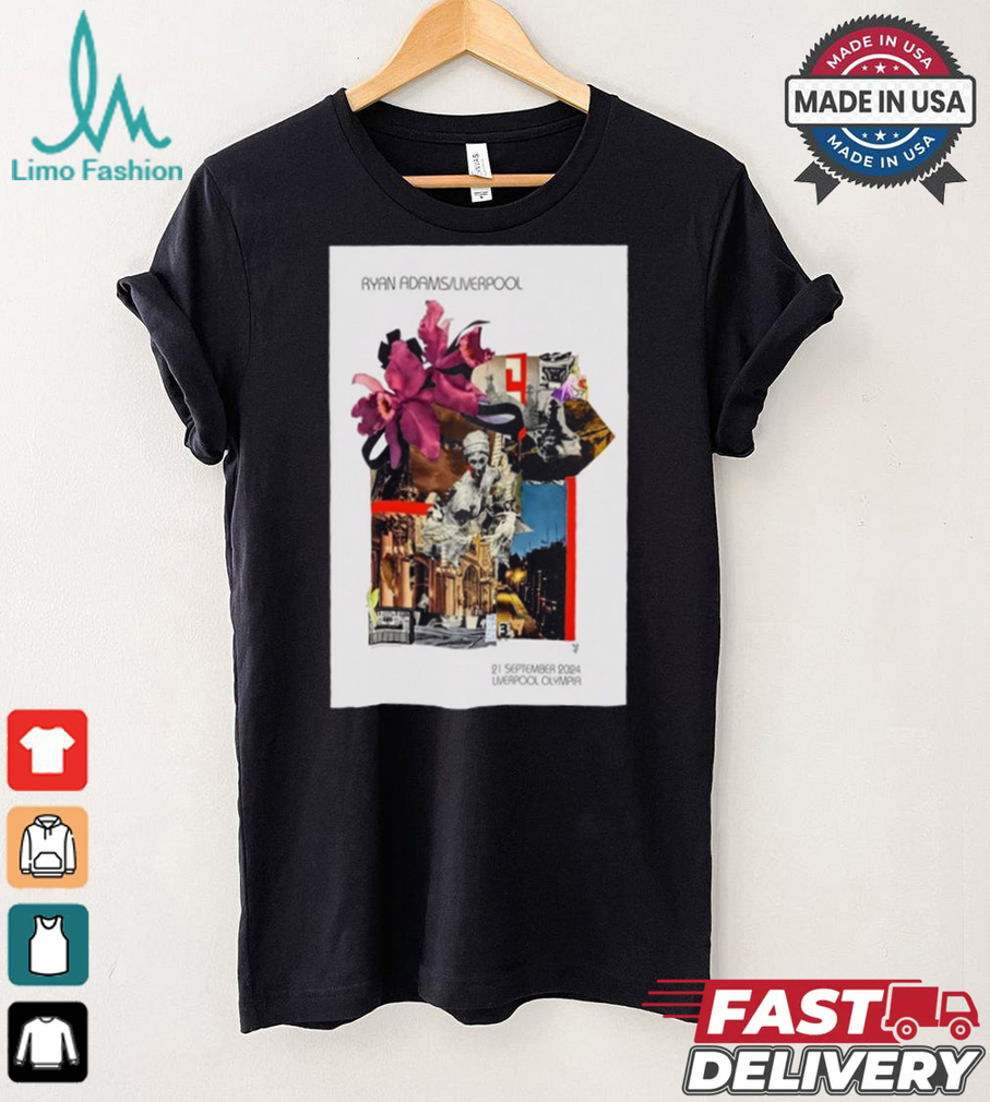 Ryan Adams Liverpool 21 September 2024 Liverpool Olympia Poster Shirt Ryan Adams Liverpool 21 September 2024 Liverpool Olympia Poster Shirt