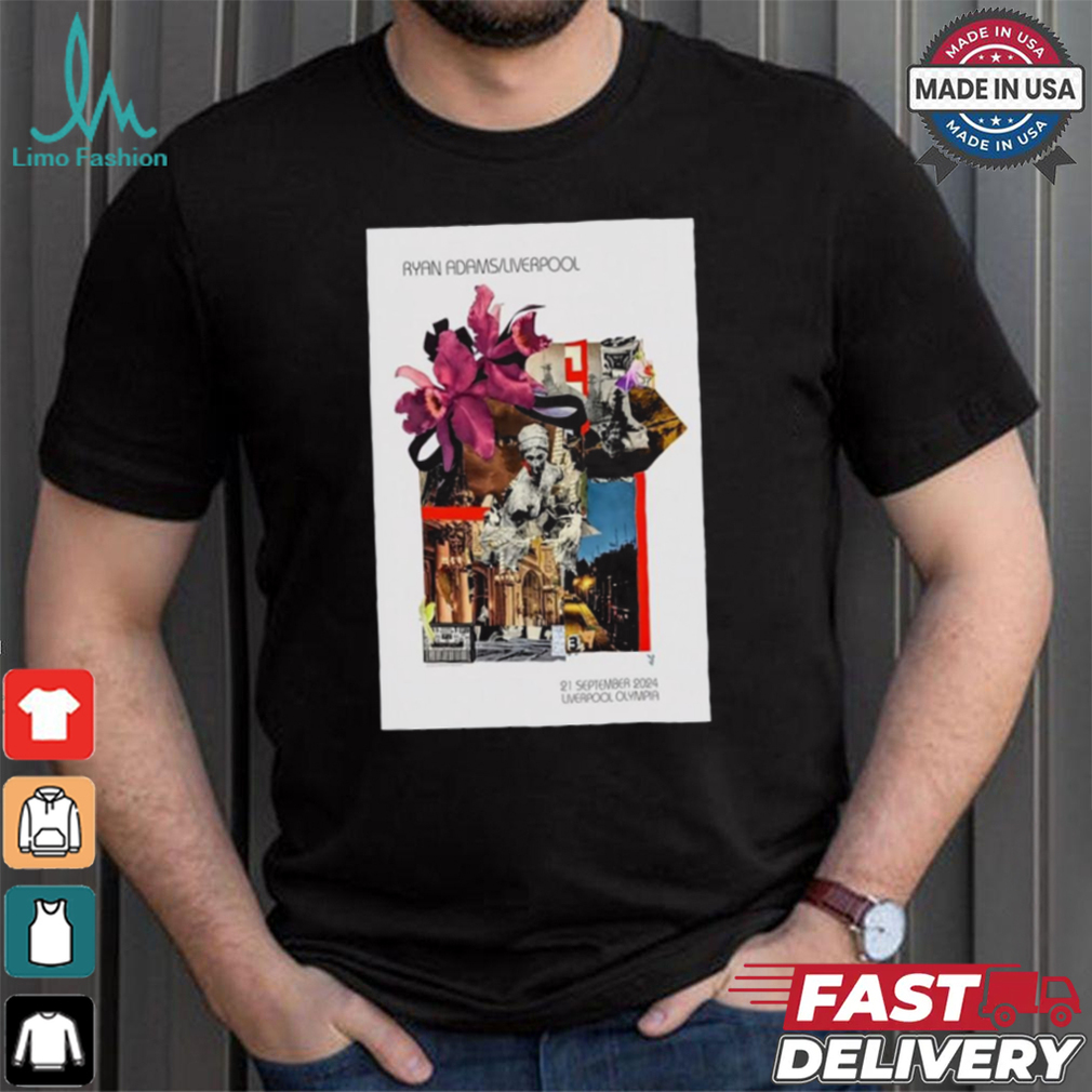 Ryan Adams Liverpool 21 September 2024 Liverpool Olympia Poster Shirt Ryan Adams Liverpool 21 September 2024 Liverpool Olympia Poster Shirt