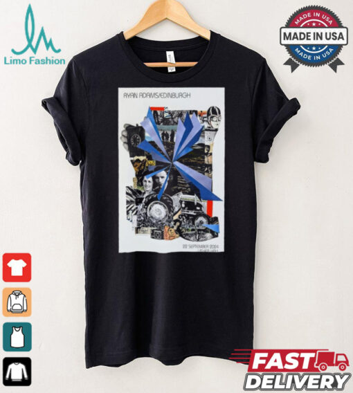 Ryan Adams Usher Hall Sept 22 2024, Edinburgh Poster Shirt