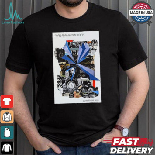 Ryan Adams Usher Hall Sept 22 2024, Edinburgh Poster Shirt