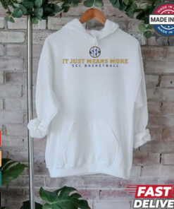 SEC 2024 Basketball 16 Team It Just Means More t shirt