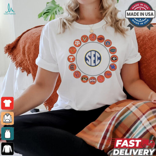 SEC 2024 Basketball 16 Team t shirt