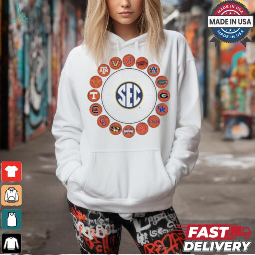 SEC 2024 Basketball 16 Team t shirt