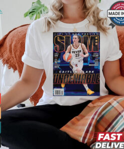 SLAM 2024 25 NBA Preview Indiana Fever Caitlin Clark Undeniable Poster t shirt