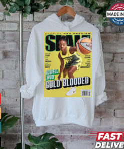 SLAM 252 Jewell Loyd 2024 25 NBA Preview Gold Blooded Poster t shirt
