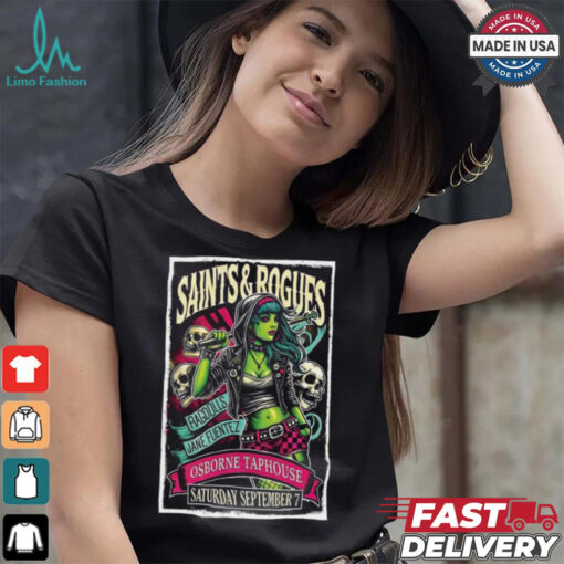 Saints & Rogues Sept 7 2024 Satuday Jane Fuentez Ragdolls Poster Shirt