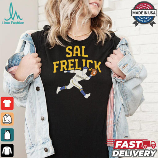 Sal Frelick Milwaukee Brewers baseball T shirt