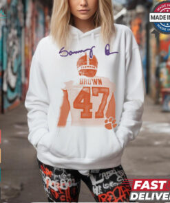 Sammy Brown Clemson Tigers Spotlight Signature t shirt