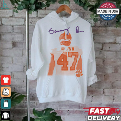 Sammy Brown Clemson Tigers Spotlight Signature t shirt