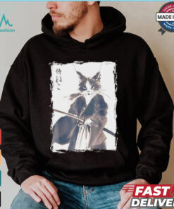 Samurai Cat Japanese shirt