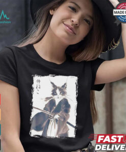 Samurai Cat Japanese shirt